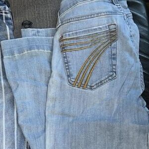 7 For All Mankind Light Blue Flare Jeans